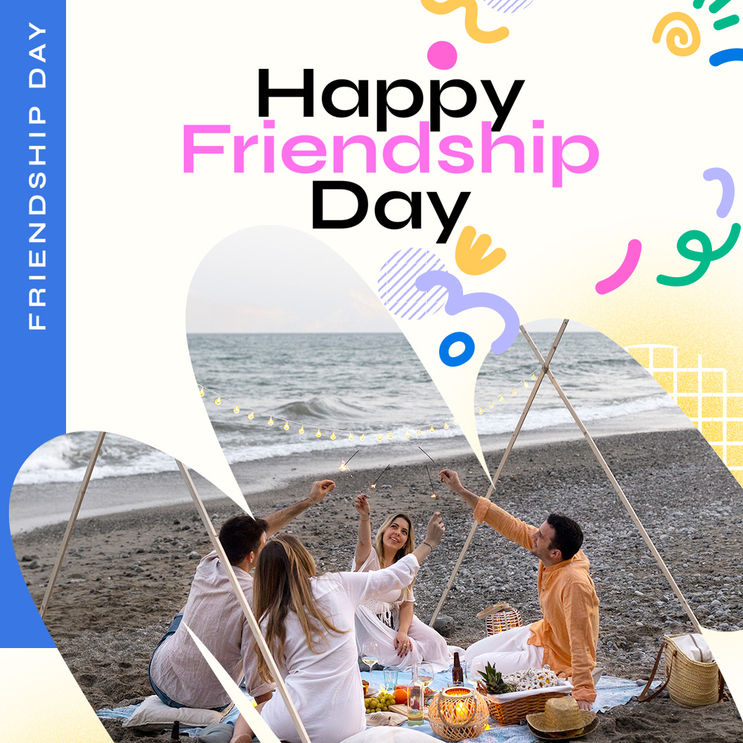 Friendship day logo👫🏽